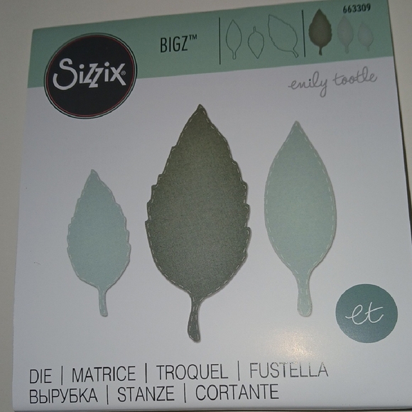 Sizzix Bigz Leaf Die Set - By Emily Tootle - Picture 9 of 11